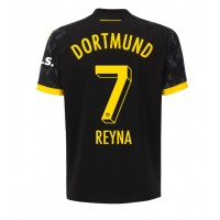 Muški Nogometni Dres Borussia Dortmund Giovanni Reyna #7 Gostujuci 2023-24 Kratak Rukav